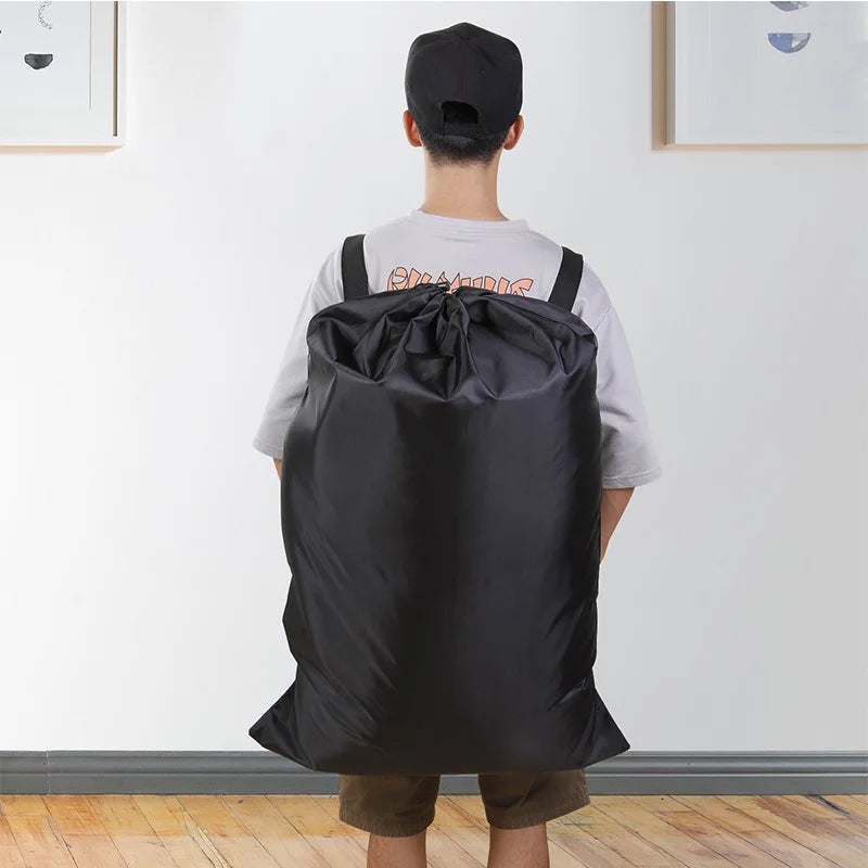 Foldable Laundry Backpack – Large Capacity Dirty Clothes Bag for Travel & Gym