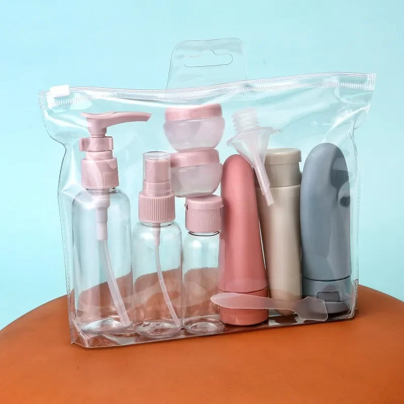 11-Piece Travel Bottles Set with Storage Bag | TSA-Approved