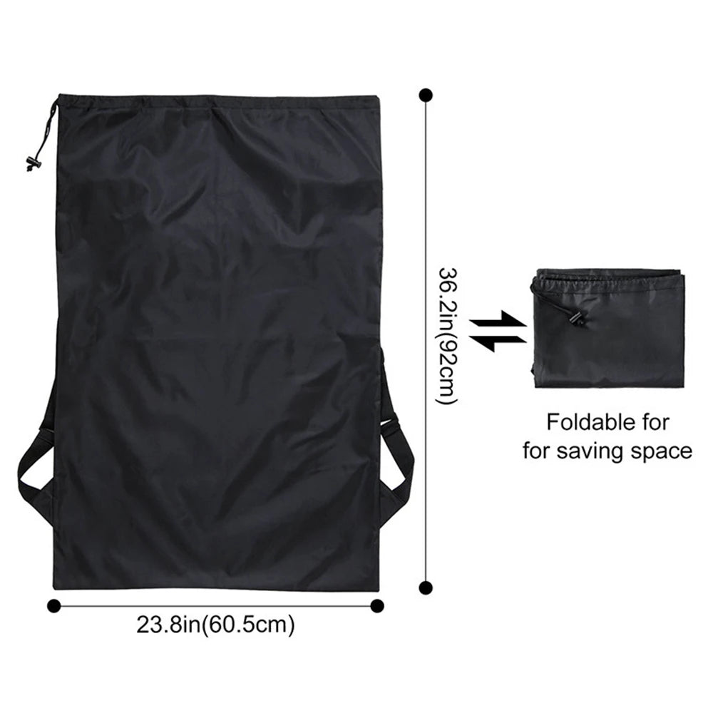 Foldable Laundry Backpack – Large Capacity Dirty Clothes Bag for Travel & Gym