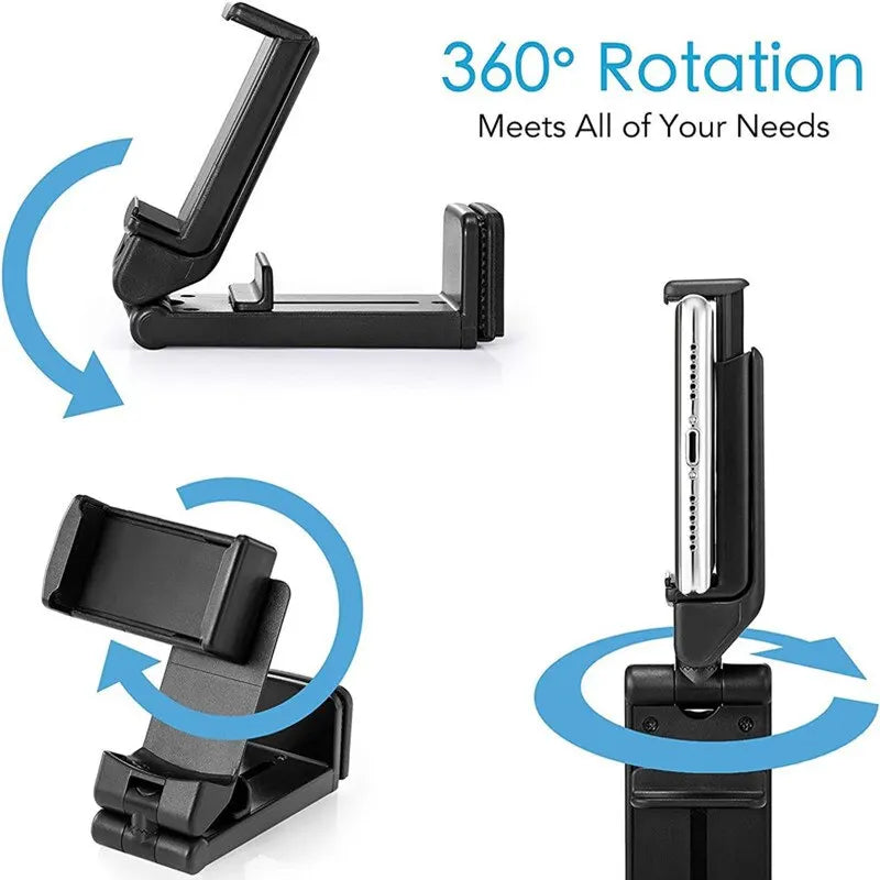 Foldable Airplane Phone Holder – Portable Travel Mount for Flights & Desk