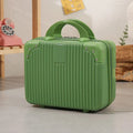 14" Mini Travel Suitcase – Cosmetic & Makeup Organizer with Password Lock