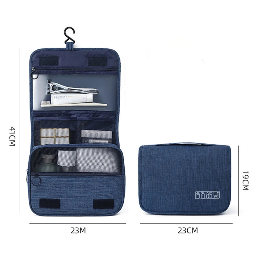 Hanging Toiletry Bag – Waterproof Travel Washbag with Hook