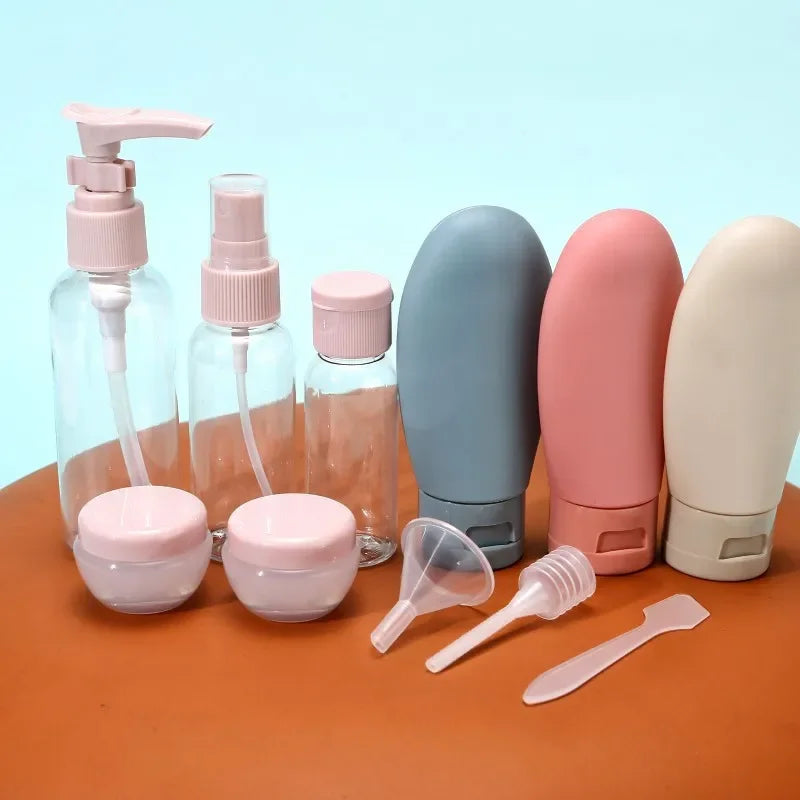 11-Piece Travel Bottles Set with Storage Bag | TSA-Approved