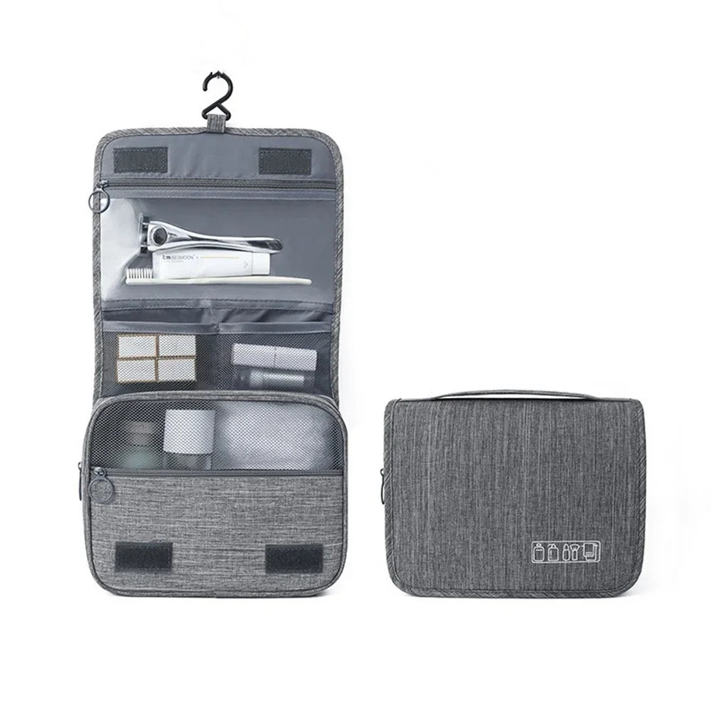 Hanging Toiletry Bag – Waterproof Travel Washbag with Hook