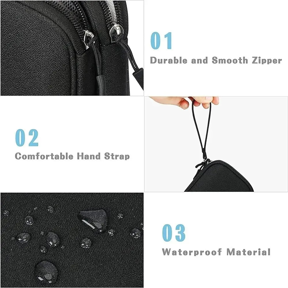 Travel Cable Organizer Bag – Waterproof Tech Pouch for Cables & Accessories