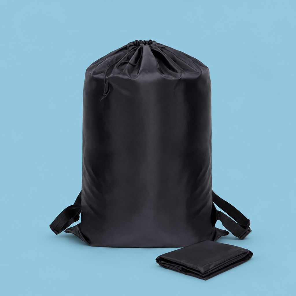 Foldable Laundry Backpack – Large Capacity Dirty Clothes Bag for Travel & Gym